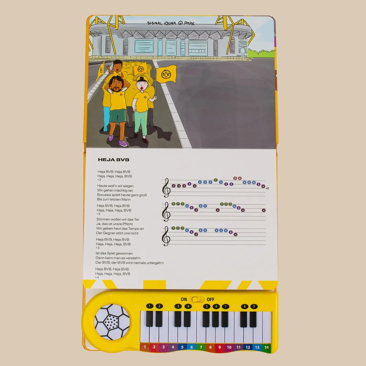 BVB Fan Chants Piano Book