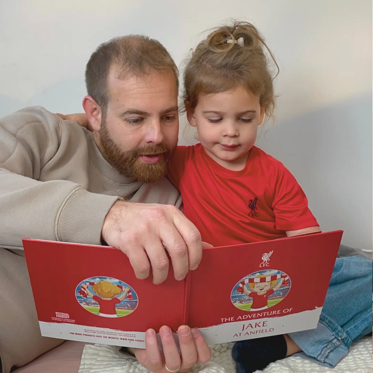 Liverpool FC Personalised Book Child and Parent