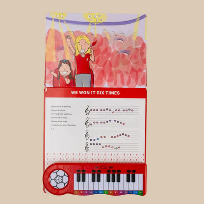 Liverpool FC Piano Book Inside