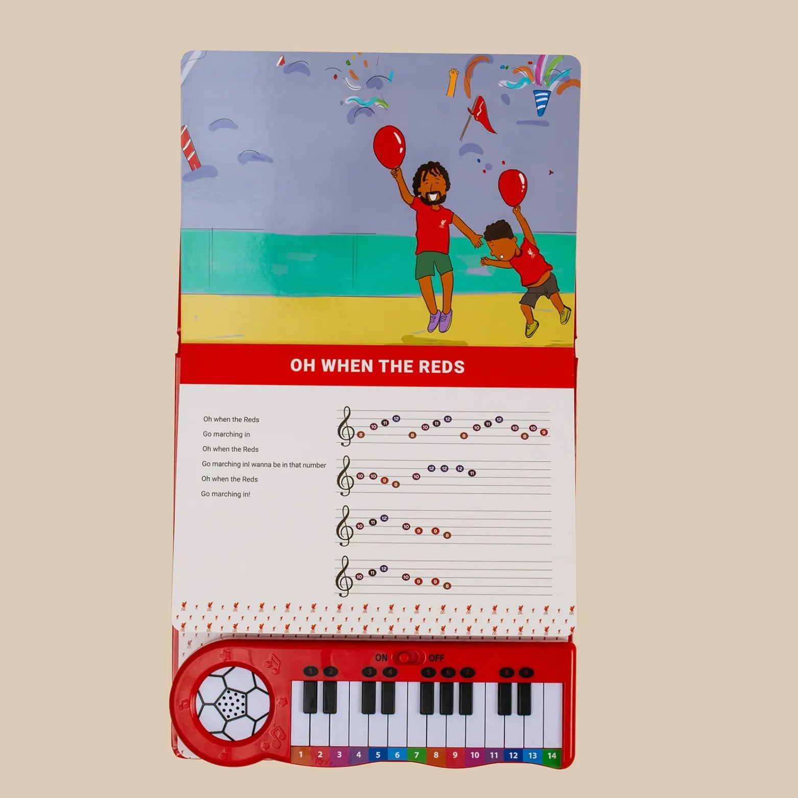 Liverpool FC Piano Book Inside 2